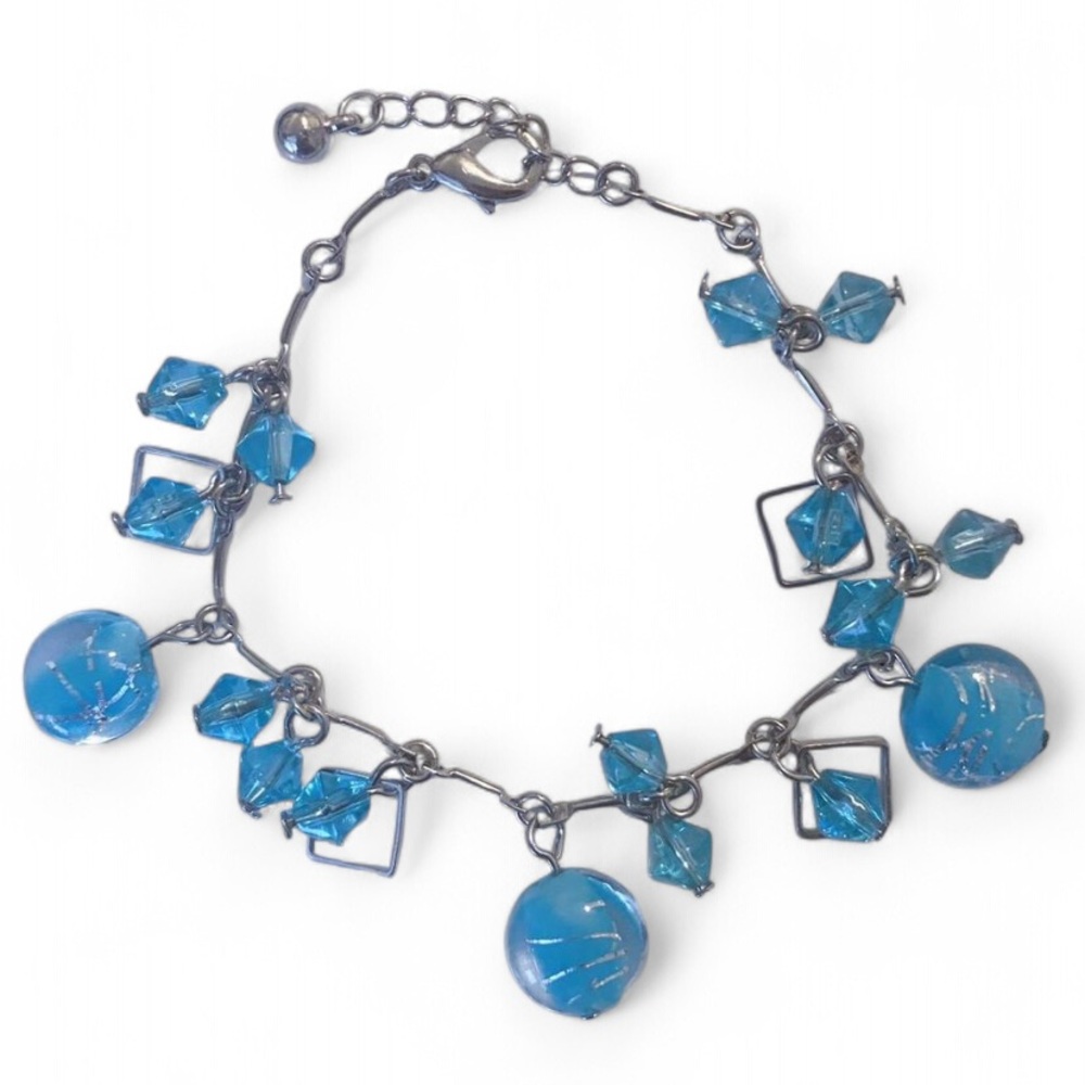 🎁3/$10🎁 Handmade Blue Beaded Bracelet